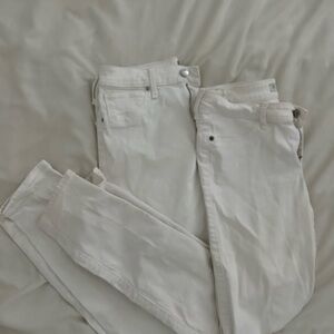 BUNDLE - Abercrombie White Skinny Jeans LOT 2